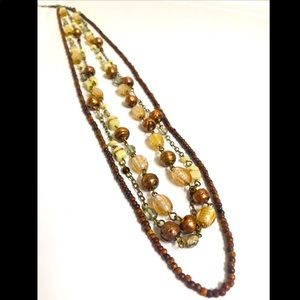 Long Beaded Necklace NWOT